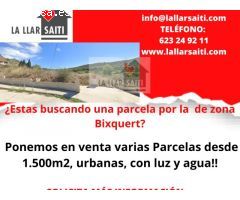 PARCELAS EN LA URBANIZACION DE BIXQUERT