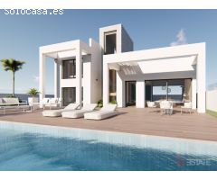 VILLA EN VENTA EN BENIDORM FINESTRAT CON SOTANO Y SOLARIUM