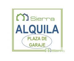 plaza de garaje en alquiler