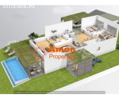 La promoción en una zona muy tranquila rodeada de bosques y aire puro pero sólo