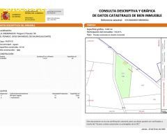 Se vende finca de 6.000 m2 situada en el término municipal de San Miguel de
