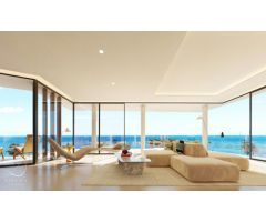 Lujosos apartamentos de 2 y 3 dormitorios en 1ª línea de playa en urb. privada