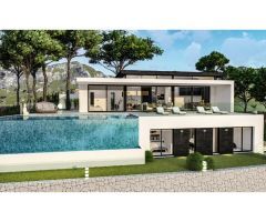 Espectacular villa de 4 dormitorios y 4 cuartos de baños con jardín y piscina