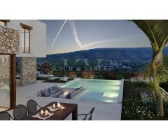 Villa Ca Salina - estilo Ibiza, a distancia a pie de una escuela internacional,