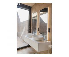 Villa de lujo con diseño único de hormigón visto en Benissa