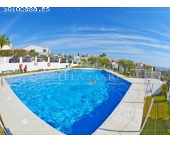 Villa con piscina climatizada en Nerja, Málaga, Costa del Sol, España.