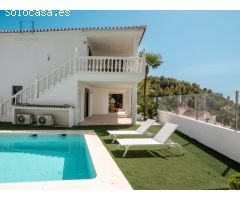 Impresionante villa con vistas panorámicas al mar