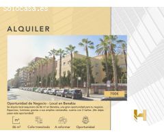 ¡Oportunidad de negocio en Benalúa!
