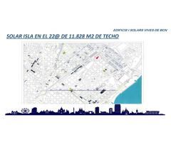 SOLAR EN EL 22@ DE 11.306 M2 OFICINAS - HOTELERO - COMERCIAL