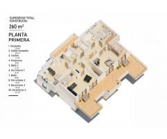 Una vivienda, tres apartamentos en Miami Playa