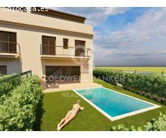 Solar con casa moderna en Vilabertran
