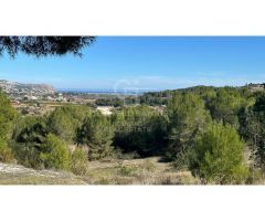 Parcela Rústica de 11.000m2 con vistas panorámicas al mar y al valle en Jávea
