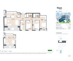 Nuevo magnífico apartamento - Cerca del mar - 4 dormitorios