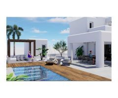 Villa de nueva construcción estilo Ibicenco en venta en Polop
