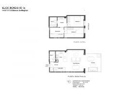 Dúplex en planta baja con patio cerca del Monestir
