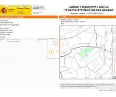 Finca rústica de terreno llano cerca de Riopar Viejo precio negociable