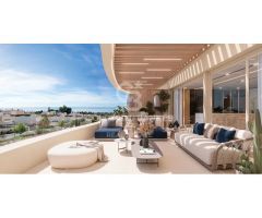 Apartamentos de obra nueva en primera planta con vistas al mar en Marbella