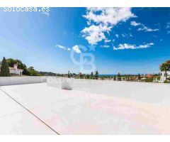 Villa contemporánea de lujo en parcela esquina con solárium Panorámico,