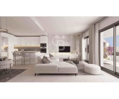Apartamentos de obra nueva en primera planta con vistas panorámicas en Cancelada