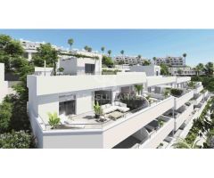 Apartamentos de obra nueva en primera planta con vistas panorámicas en Cancelada