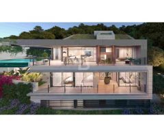 Villas modernas con 4-5 dormitorios con vistas al mar en Málaga Este