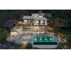 Villas modernas con 4-5 dormitorios con vistas al mar en Málaga Este