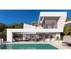 Villas modernas con 4-5 dormitorios con vistas al mar en Málaga Este