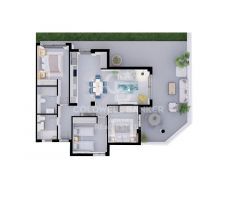 Lujoso apartamento 3 dormitorios en Villajoyosa