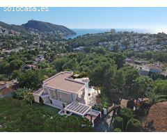 Villa con vistas al mar en Moraira