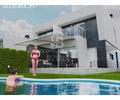 Chalet en primera linea de playa con amplias terrazas
