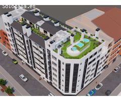 Piso de obra nueva en el centro de Castellón