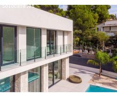 Villa moderna con vistas al mar cerca de Cala Fustera - Benissa