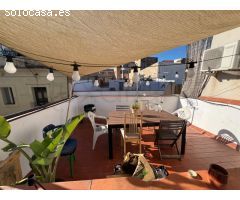 Estudio en venta con terraza cerca del Mercat de Sant Antoni