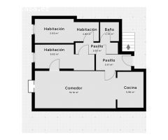 Apartamento renovado con estilo y gran patio luminoso