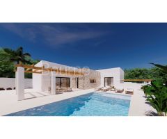 Proyecto de Villa de Lujo en una Sola Planta en Parcela Exclusiva en Moraira -
