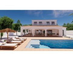 Parcela con Proyecto de Villa de Lujo en Moraira