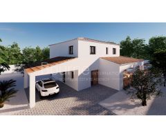 Parcela con Proyecto de Villa de Lujo en Moraira