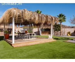 Preciosa villa moderna de 3 dormitorios en una parcela de 3000m2 en Pilar de