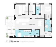 Exclusivo piso de 4 habitaciones con terraza en Volpelleres (Sant Cugat)