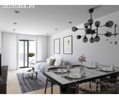 Planta baja a estrenar de dos habitaciones con terraza a escasos metros del