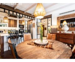 Exclusiva planta baja de diseño contemporáneo con terraza privada en la