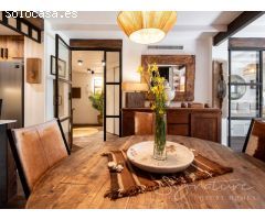 Exclusiva planta baja de diseño contemporáneo con terraza privada en la
