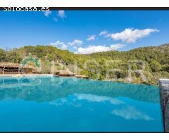 Chalet mallorquín con piscina y vistas en Inca