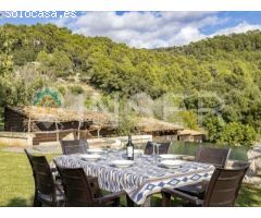 Chalet mallorquín con piscina y vistas en Inca