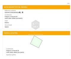 VENTA DE 2 PARCELAS EN EL VALLE DEL MONTGÓ