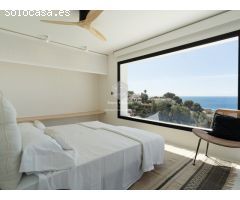 Villa Caleta - Estilo Ibicenco con Vistas Panorámicas al Mar Mediterráneo