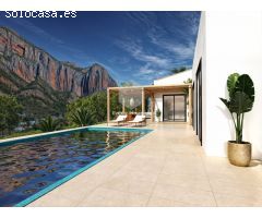 Impresionante casa pasiva en construcción en Masennés, Jávea