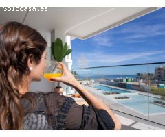 Moderno apartamento de 2 dormitorios con balcón privado