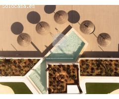Moderno apartamento de 2 dormitorios con terraza cerca de la playa