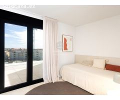 Moderno apartamento de 2 dormitorios con terraza cerca de la playa